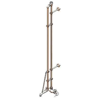 T&S Brass B-0491-01 Service Sink Faucet Wall Mount