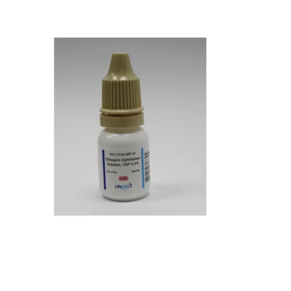 Ofloxacin 0.3% 5mL Drops Lifestar NDC 70756060730