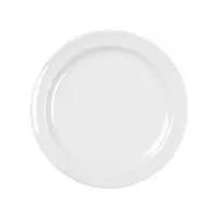 Thunder Group NS110W 10 ¼" Diameter x 1" Height Dinner Plate