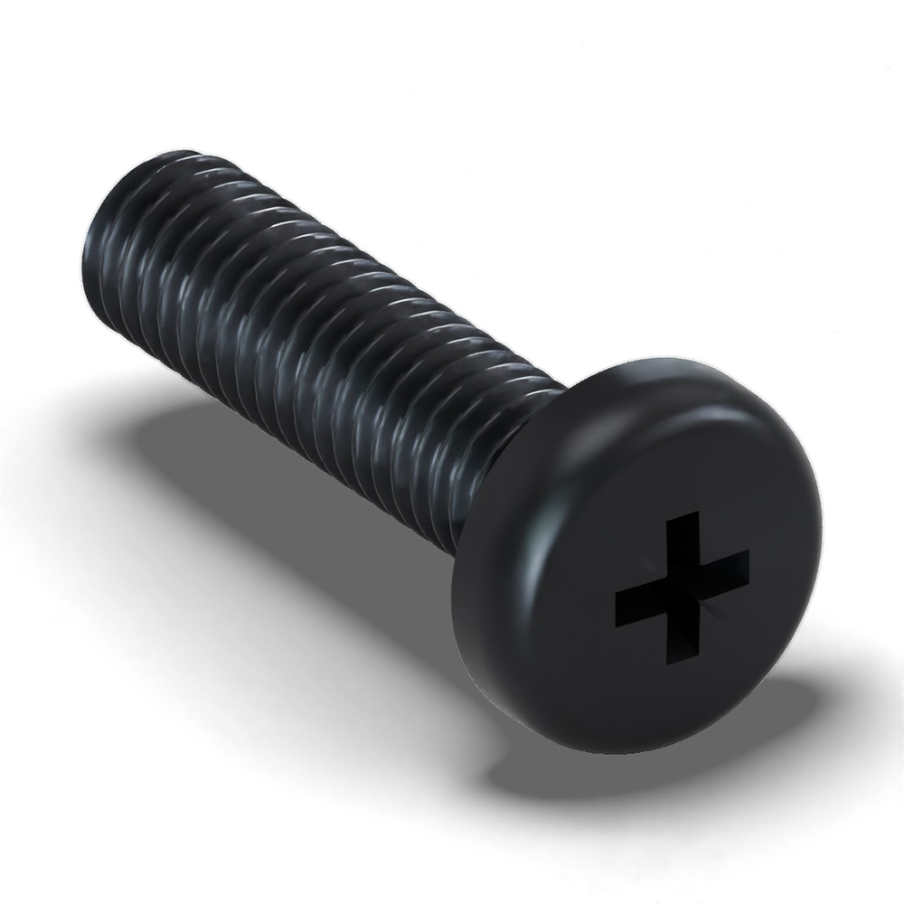 Tennant 4038687 Screw, Pan, Phl, 10-16 X .75, Blk (illustration)