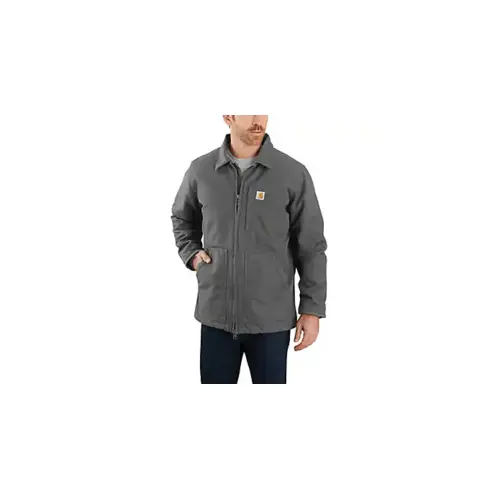 CARHARTT 104293 - Washed Duck Sherpa-Lined Coat - Gravel
