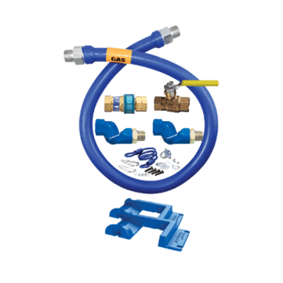 Dormont Manufacturing 1650KIT2S36PS Dormont Blue Hose Moveable Gas Connector Kit 1/2" Dia.