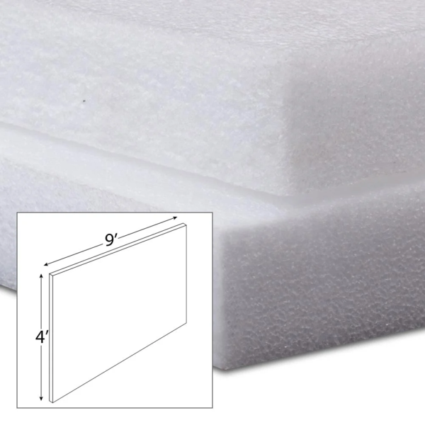 White Foam Sheet - PVC - 4' x 9' x 1.5"