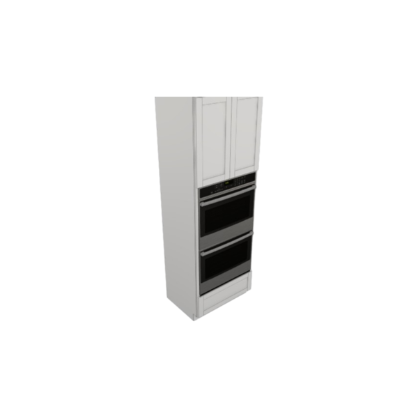 Metropolitan White Oven Cabinet  - 33 W X 90 H X 24 D