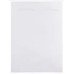 12 X 15.5" WHITE OPEN END ENVELOPES, GUMMED 100/PACK   1623202