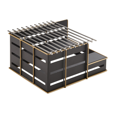 Cal-Mil 22089-90 14-1/4"W x 13"D x 7-1/4"H (Butane burner not included) Empire Butane Stove Frame Only