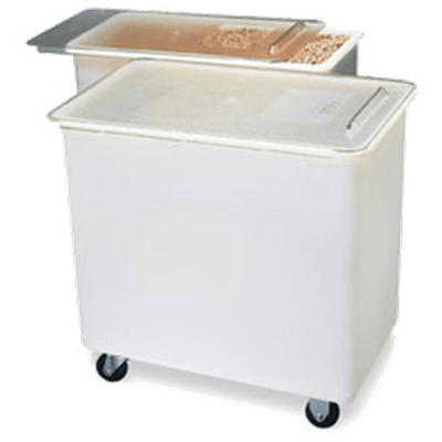 Carlisle 36 Gallon White Ingredient Bin