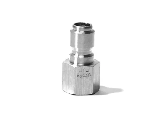 Hydrojet Stainless Steel Plug 1/2" FPT