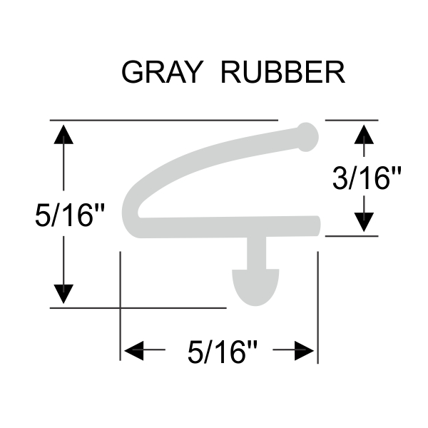 Steele Rubber Products Hehr Jalousie Window WedgeSeal