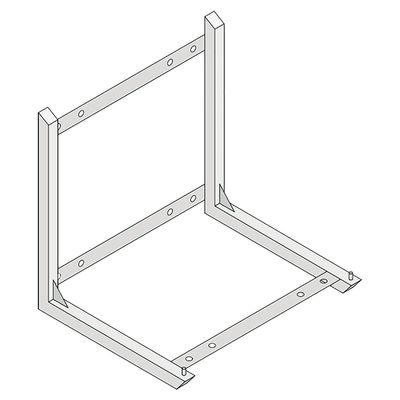 Rational 60.70.963 Wall mounting frame 61E/G