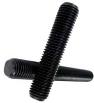 7/8" - 9 X 6 1/2" FULLY THREADED STRAIGHT ROD SAE J429 GR 8 PLAIN