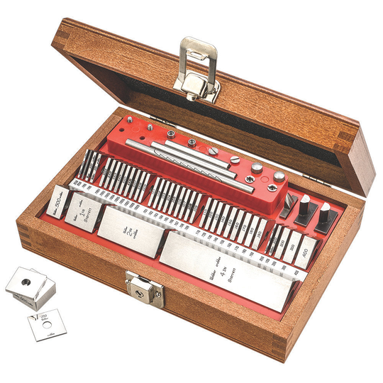 STARRETT SC 36. A1X 36 Pc. Square Croblox Chromium Carbide Gage Block Set