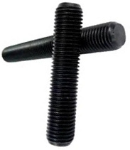 NO. 8" - 32 X 3" FULLY THREADED STRAIGHT ROD ALLOY STEEL 33-39 HRC PLAIN
