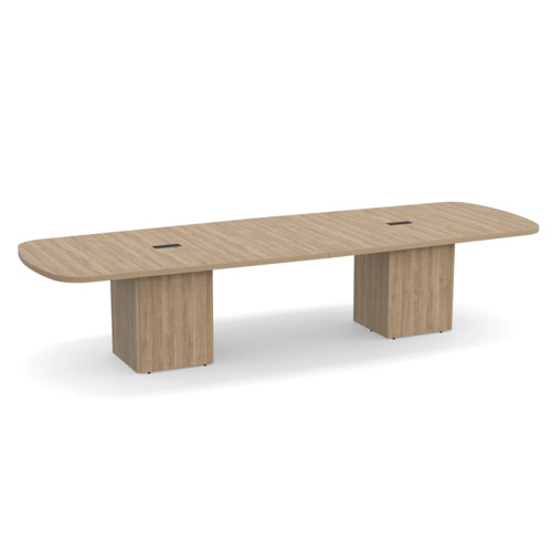 Arena Conference Table 12 Ft with Cube Base - Aspen