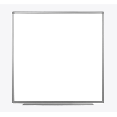 LUXOR WB4848W 48"W x 48"H Wall-Mounted Magnetic Whiteboard