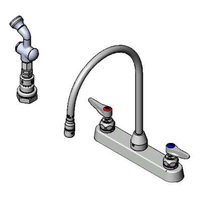 T&S Brass B-1172-T Faucet Workboard Deck Mount