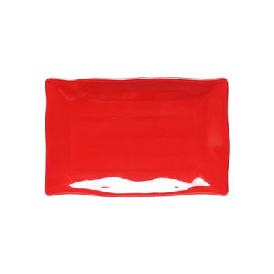 Thunder Group 24120PR 111/4" x 71/4" x 1" Wavy Rectangular Plate