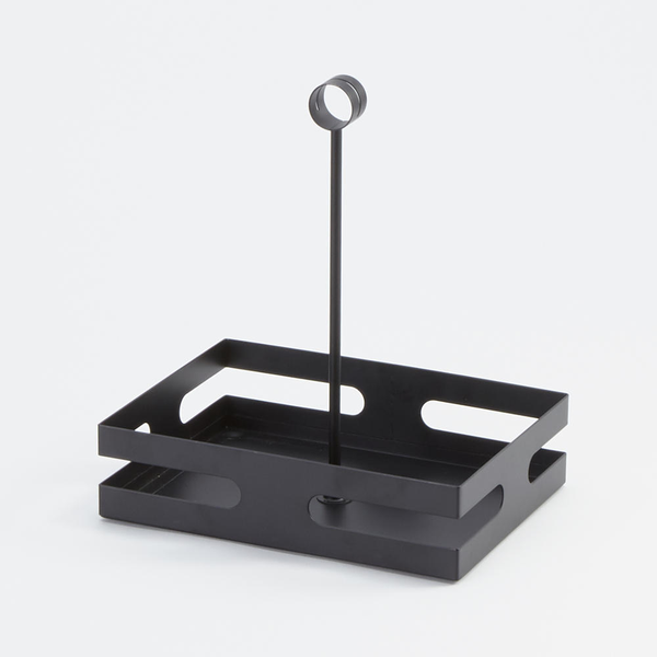 Black Steel Condiment Racks