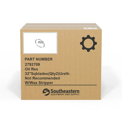 NSS - 2792709 - Oil Res 32"Sqblades(Qty2)Ureth Not Recommended W/Wax Stripper