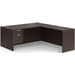 CLALD2041- Classic L-Shape Desk 71" W x 30" D with 42" Return and Box/File Pedestal- Espresso