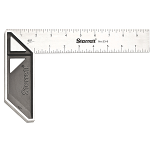 STARRETT K53-8-N 8'' Stainless Steel Carpenter's Try Square