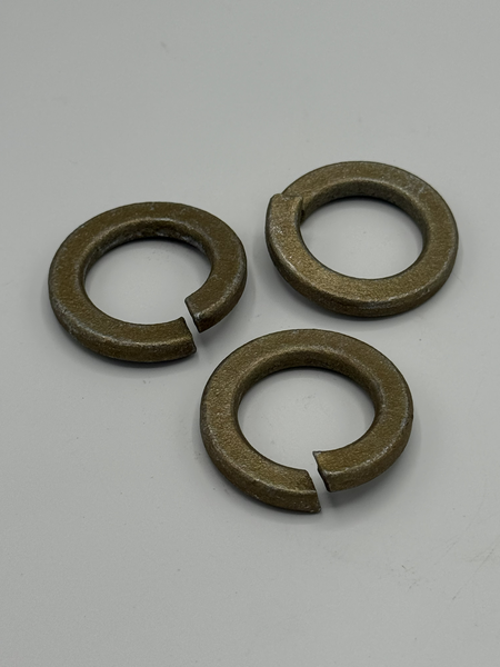 M12 X 21.1MM X 2.5MM HELICAL SPRING LOCK WASHER DIN 127B STEEL MECHANICAL ZINC YELLOW