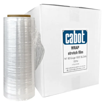 Hand Stretch Film - 14" x 1500' - 80 ga Blown