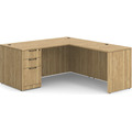 Classic L-Shape Desk 78" x 71" with Box/Box/File Pedestal - Aspen