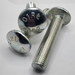 M20 - 2.5 X 100MM ISO 8678 FULLY THREADED SHORT SQUARE NECK ROUND HEAD BOLT 10.9 ZINC TRIVALENT CLEAR