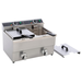 FSE DF-12L/2 Electric Countertop Deep Fryer with 25 Pounds Doubl
