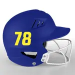 1 Color Custom Font Die Cut Number Decals