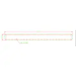 BACK DISPLAY RACK WHITE