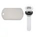 155A-BSPVD: Brushed Stainless PO Plug Open Grid (PVD)