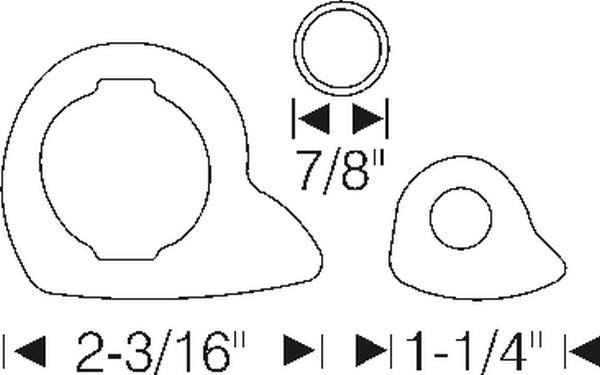 Lotus Elan S3 Door Handle Gasket Set – Classic Car Part, Unbranded