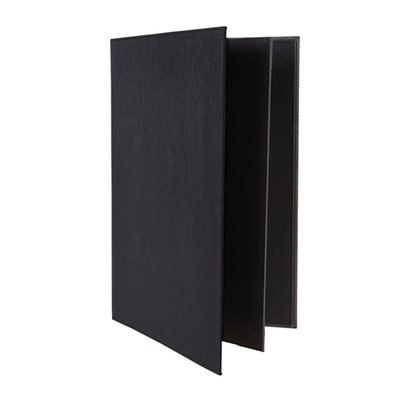 Winco LMF-814BK Four Views Menu Cover