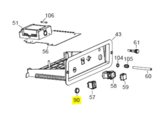 Veloci Heater Replacement Stop button protection