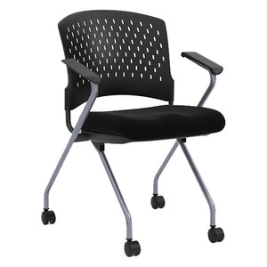3294 AGENDA NESTING CHAIR- WITH BLACK SEAT