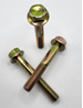 3/8" - 16 X 2 1/2" IFI-111 HEX FLANGE SCREW SAE J429 GR 8 ZINC YELLOW