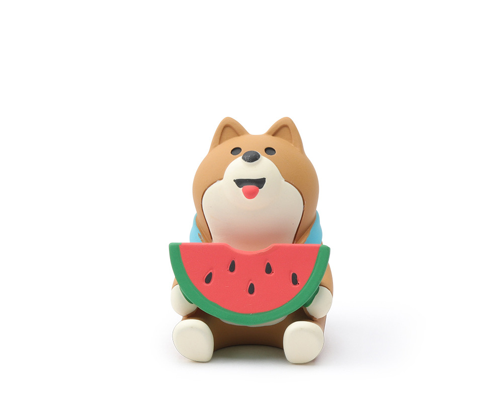 Figurine Shiba & Watermelon