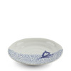 Plate Blue & White Cat Ice Skating 6.5"