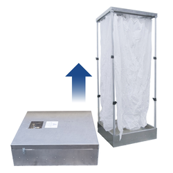 Demo Aerospace America Compact Portable Shower 9106
