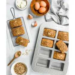 12225MF Mini Loaf Pan 8 Well - USA Pan Lifestyle