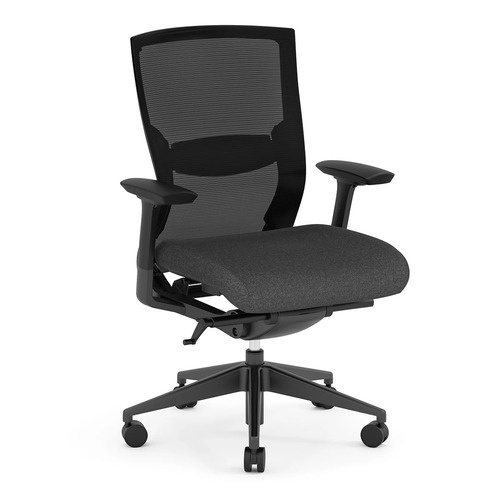 Propel Office Chair - Black Mesh Back with Charcoal Seat