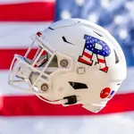 Patriotic Stars & Stripes American Flag Football Helmet Decals