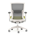 Propel Office Chair - White Frame with Green Seat