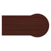 PL106 71" CONFERENCE BULLET Q TOP- MAHOGANY