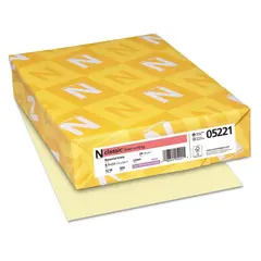 8.5 X 11 24 LB BARONIAL IVORY NEENAH CLASS LINEN PAPER, 05221, 500/RM