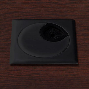 SQUARE GROMMET - BLACK METAL