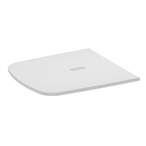 PL636THALF- 47"x47.5" ARENA 1/2 TABLE TOP W/GROMMET- White