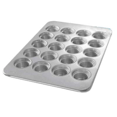 Chicago Metallic 44555 17-7/8" X 25-7/8" Overall Large Crown Muffin Pan